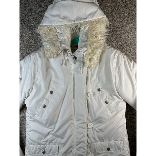 Roxy white puffer jacket - puffer, faux