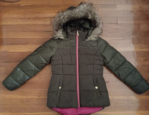 Michael kors hooded fur - michael,