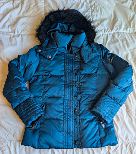Zeroxposur blue hooded faux - zeroxposur,