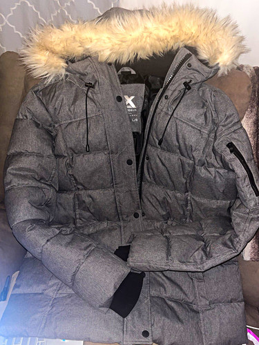 Zeroxposur gray hooded - gray, puffer