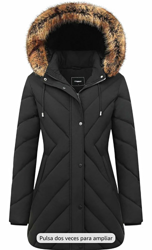 Tbbyny black hooded faux - tbbyny,