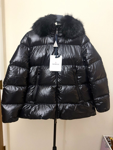 Moncler black down puffer - black,