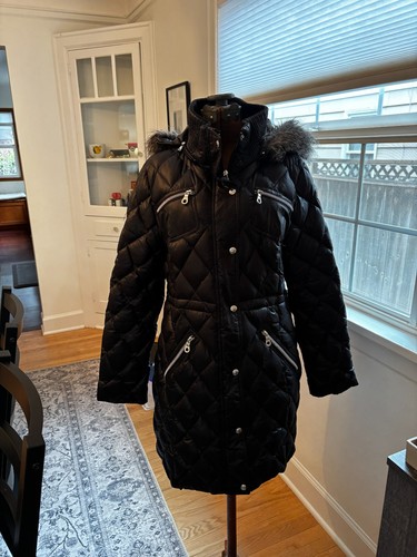 Womens guess goose down puffer - womens,