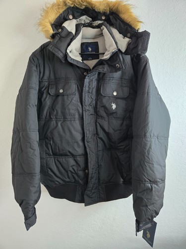 Polo assn faux fur trim - fur,