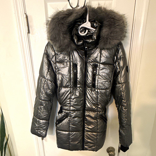 Michael kors silver puffer - michael,