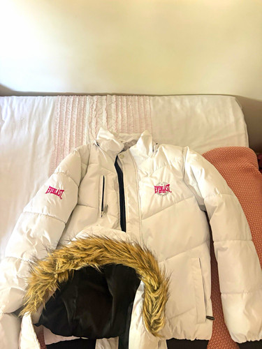 Everlast white puffer jacket - everlast,
