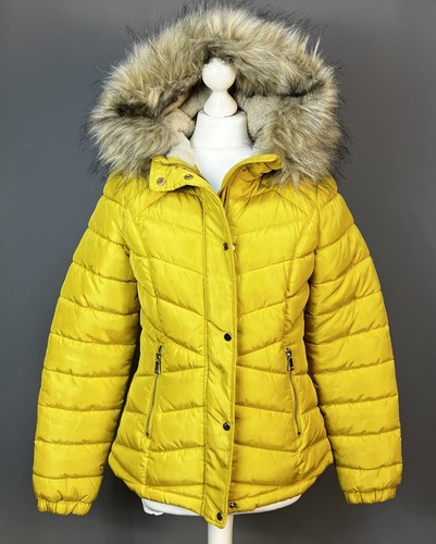Yellow padded jacket uk 10 - yellow,