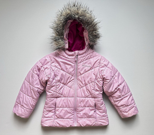 Columbia girls pink hooded - girls,