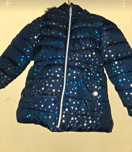 Girls navy star print - girls,