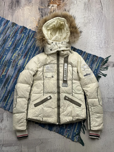 Bogner y2k white puffer jacket - white,