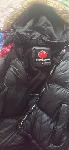 Zavetti canada black puffer - canada,