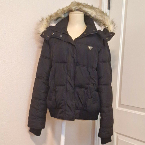 Guess women black puffer - guess,