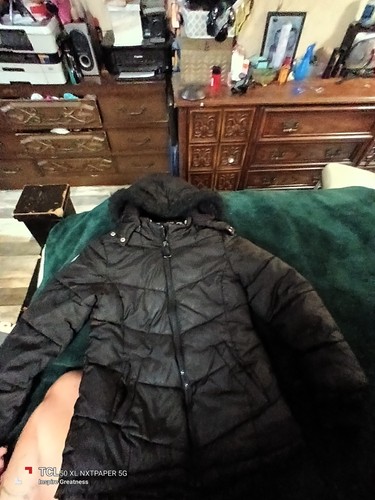 Women black hooded - black,