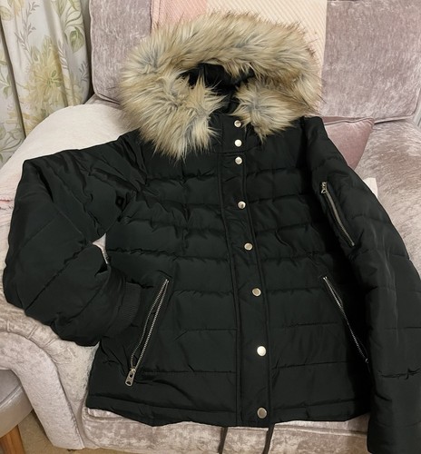Bottle green top shop puffer - green,