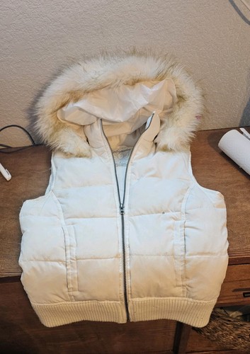 Aeropostale girls white puffer - girls,