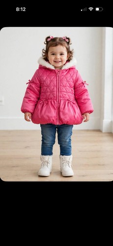 Gymboree girls pink quilted - girls,